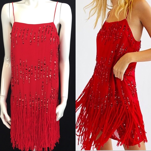 free people crystal clear mini dress